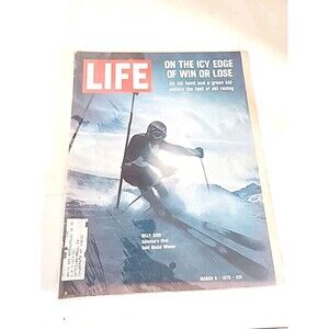 Vintage Life Magazine March 6  1970 Billy Kidd  W/Protective Sleeve